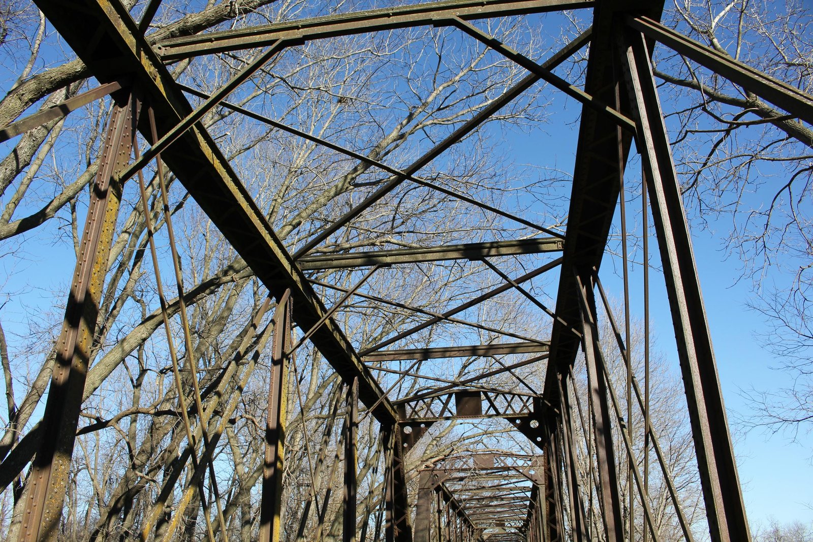 Sway bracing, west span (span #4)